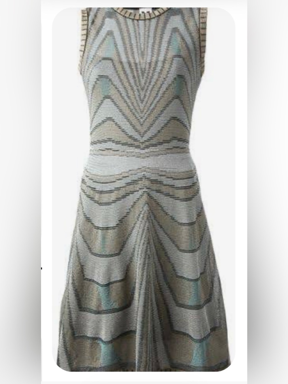 M by  Missoni Zigzag Knit Dress